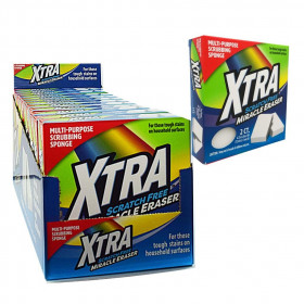 XTRA SPONGE MIRACLE ERASER 2CT 24/CS-00787